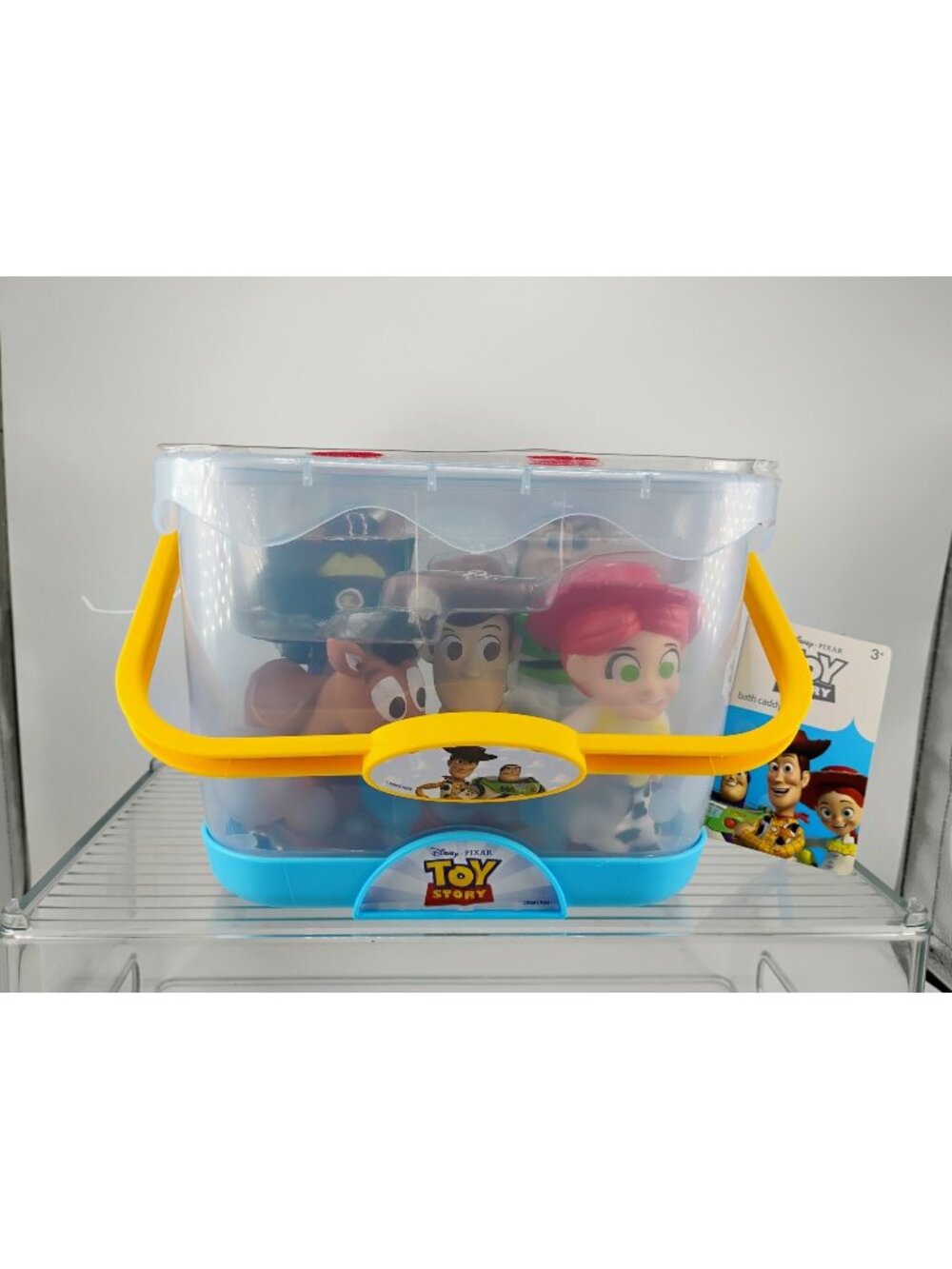 Disney Pixar Toy Story Bath Caddy With Figures & Suction Cups